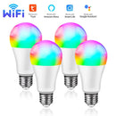 Axyaa Smart WiFi LED Bulbs 12W-18W E27 Alexa Google Home Voice Control Colorful Lighting
