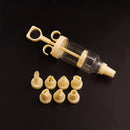 Axyaa Cake Cream Decorating Gun Set with Plastic Nozzles - Baking Pastry Tool