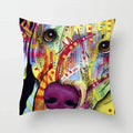 Axyaa Cute Dog Pattern Pillowcase Cover 45x45cm for Kids Room & Living Sofa Decor
