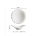 Axyaa Stone Patterned Ceramic Plate Set for Molecular Cuisine