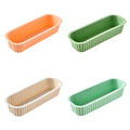 Silicone Rectangular Cake Mold Set by Axyaa: Baking Molds for Cake, Bread, Toast, and Ice Cubes