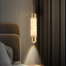 Axyaa Spanish Travertine Copper Pendant Light - Modern Minimalist Elegant Bedroom Lighting