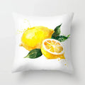 Lemon Pattern Summer Cushion Cover Throw Pillow for Sofa Decoration by Axyaa