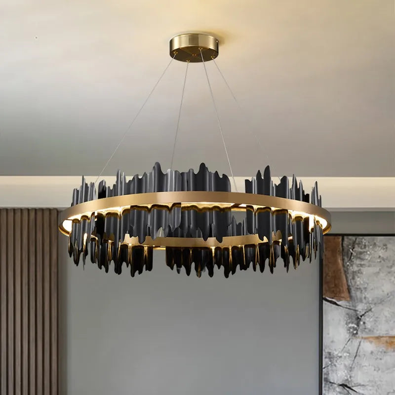 Axyaa Luxury LED Chandelier for Living Room, Dining Room, Bedroom