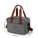 Axyaa Insulated Lunch Bag for School Office Picnic, Oxford Cloth Thermal Handbag