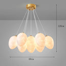 Axyaa Modern Indoor LED Chandelier Pendant Ceiling Light - Decorative Dining Room Lighting