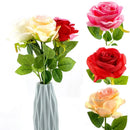 Axyaa Silk Rose Bouquet for Wedding Party Home Decor