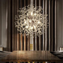 Axyaa Dandelion Crystal Chandelier for Dining and Living Room Lighting