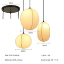 Axyaa Wabi Sabi Pendant Lights: Minimalist Nordic Dining Room Lamparas Fixture