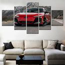 Axyaa Audi Performance 2025 Cars Canvas Wall Art Decoration - 5 Piece Set