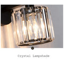 Axyaa Crystal Bird Wall Lamp: Elegant Retro Light for Living Room, Bedroom, and Hallway