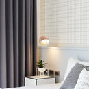 Axyaa Crystal Dora Pendant Light - Modern Round Lamp for Bedroom and TV Wall