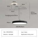 Axyaa Nordic LED Pendant Lights for Dining Tables & Kitchen, Modern Minimalist Swing Arm Hanging Lamps