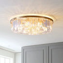 Axyaa Modern Crystal Chandelier Ceiling Light Luxe Home Decor Fixture