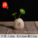 Axyaa Zen Stone Ceramic Vase Planter for Living Room Table & Pothos