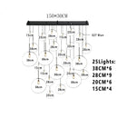 Axyaa Modern Lava Chandelier for Home Decor and Ambiance