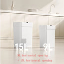 Axyaa Smart Trash Can for Narrow Spaces: Auto Sensor, Dual Orientation (Vertical/Horizontal)
