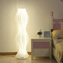 Axyaa LED Floor Lamp: Modern Vintage White Lights for Home Living Room.