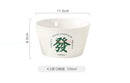 Axyaa Ceramic Rice Bowl and Creative Dish Plate - Cute Household Tableware