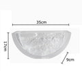 Axyaa Ice Texture Vase, Desk Decoration, Floral Arrangement, Aesthetic Room Decor