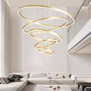 Axyaa Facil Indoor Chandelier Staircase Ceiling Lamp Lighting Fixtures