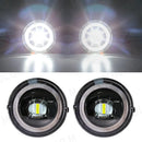 Axyaa LED Fog Light Angel Eyes DRL for Toyota Tacoma Tundra Sequoia 2005-2015