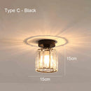 Axyaa Nordic LED Ceiling Lamp Acrylic Aisle Corridor E27 Lighting for Home Interior