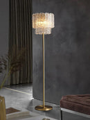 Axyaa Brass Glass Table Lamp for Elegant Home Decor and Lighting