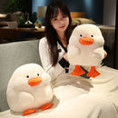 Axyaa Dudu Duck Warm Hand Pillow Insert Dual-Use Cushion Quilt for Office and Sleep