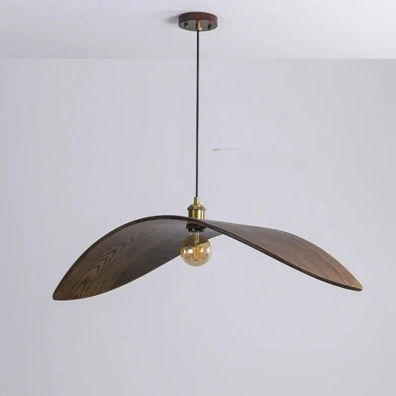 Axyaa Walnut Wood Pendant Lamp for Kitchen Restaurant Home Decor Lighting
