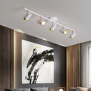 Axyaa Modern Black LED Ceiling Spotlight Chandelier for Home Lighting