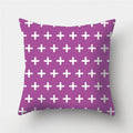 Axyaa Geometric Pattern Polyester Cushion Cover for Sofa Decor or Throw Pillow
