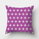 Axyaa Geometric Pattern Polyester Cushion Cover for Sofa Decor or Throw Pillow