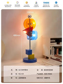 Axyaa Memphis LED Table Lamp Modern Minimalist Design Colorful Lights