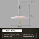 Axyaa Modern Pleated Chandelier for Restaurant & Bar Counters