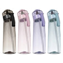 Axyaa 650ml Flavored Water Bottle: Sports Alr Up Drinking Cup with Fruit Fragrance Pods