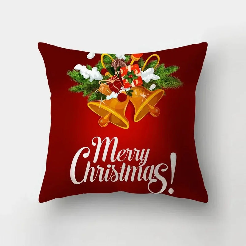 Merry Christmas Santa Claus Pillowcase by Axyaa: Festive Home Decor Gift