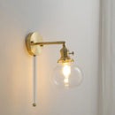 Axyaa Nordic Modern Glass Ball Wall Lamp Sconce for Bedroom Bathroom Stair Lighting