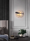 Axyaa Marble LED Wall Lamp: High-class Nordic Lighting Fixture for Living Room, Bedroom, Hallway.