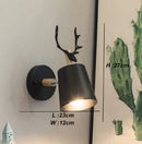 Axyaa Iron Antler Chandelier Kitchen Restaurant Bar Lighting E27, Nordic Minimalist Modern, Black White Wood