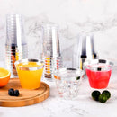 Axyaa Clear Plastic Champagne Cups - Pack of 25