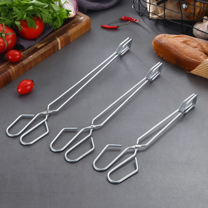 Axyaa BBQ Tongs: Cooking Grill, Fruit Salad Clamp, Barbecue Frying Tool