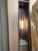 Axyaa Tulip Crystal Chandelier: Elegant Postmodern Copper Light for Bedroom, Bar, and More