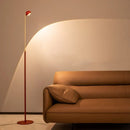 Axyaa Nordic Red Cob Floor Lamp: Height & Angle Adjustable, Eye-Friendly Ambient Lighting