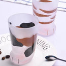 Axyaa Cat Paw Glass Mug - Cute Children Breakfast Cup, Creative Drinkware