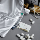 Axyaa Mulberry Silk Throw Blanket: Lightweight, Cooling, Handmade Luxury Comforter