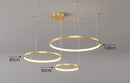 Axyaa LED Ring Chandelier for Dining and Living Room Lighting