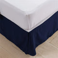 Axyaa Brushed Home Bed Skirt  Machine Washable Decorative Wrap Around Hotel Quality