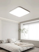 Axyaa Minimalist LED Ceiling Light: White Rectangle Bedroom & Living Room Lamp