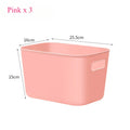 Axyaa Set of 10 Plastic Storage Boxes for Home Organization